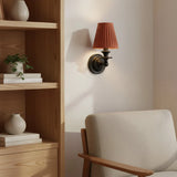Modern Drum Fabric Shade Wall Light