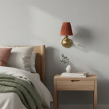 Modern Drum Fabric Shade Wall Light