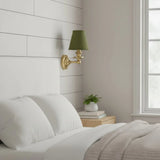 Modern Drum Fabric Shade Wall Light