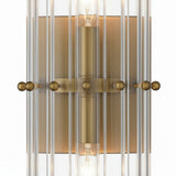 Modern Glam Crystal Cylindrical Bath Wall Sconce