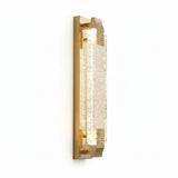 Modern Rose Gold Bubble Crystal Cylinder Wall Sconce