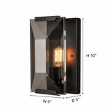 Modern Metal Crystal Linear Wall Sconce