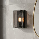 Modern Metal Crystal Linear Wall Sconce