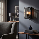 Modern Metal Crystal Linear Wall Sconce