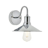 Modern Circular Metal Wall Sconce