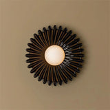 Modern Minimalist Flower Ceramic Wall Lamp