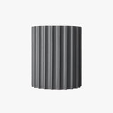 Modern Striped Resin Cylindrical Wall Sconce