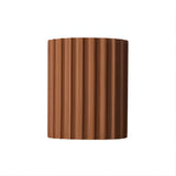 Modern Striped Resin Cylindrical Wall Sconce