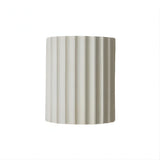 Modern Striped Resin Cylindrical Wall Sconce