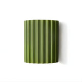 Modern Striped Resin Cylindrical Wall Sconce