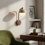 Organic Wabi-Sabi Travertine Semi-Circular Wall Sconce