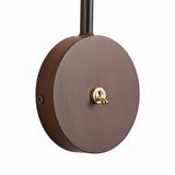 Organic Wabi-Sabi Travertine Semi-Circular Wall Sconce