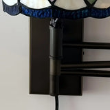 Tiffany Swing Arm Dome Metal Wall Light