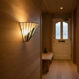 Tiffany Art Deco Conical Glass Wall Light