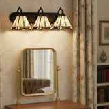 Tiffany Indoor Glass 3-Light Bathroom Vanity Wall Sconce