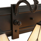 Tiffany Indoor Glass 3-Light Bathroom Vanity Wall Sconce