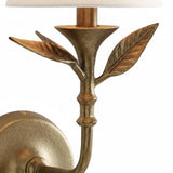 Vintage Botanical Metal Wall Sconce