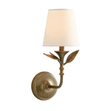 Vintage Botanical Metal Wall Sconce