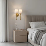 Vintage Gold Copper Wall Sconce