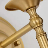 Vintage Gold Copper Wall Sconce