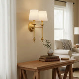 Vintage Gold Copper Wall Sconce