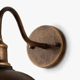 Vintage Gooseneck Outdoor Metal Wall Light