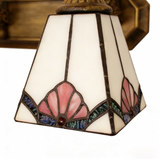 Vintage Tiffany Glass Wall Sconce