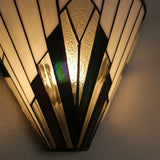 Tiffany Art Deco Conical Glass Wall Light