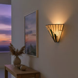 Tiffany Art Deco Conical Glass Wall Light