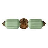 Vintage Double-Head Glass Eloise Wall Sconce