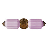 Vintage Double-Head Glass Eloise Wall Sconce