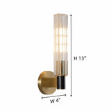 Vintage Retro Brass Dome-Shaped Wall Sconce
