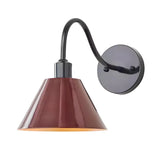 Vintage Directional Metal Cone Wall Lamp