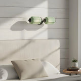 Vintage Double-Head Glass Eloise Wall Sconce