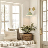 Elegant Metal Cone Colorful Wall Lamp