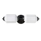 Vintage Double-Head Glass Eloise Wall Sconce