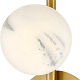 Modern Glass Ball String Three-Lamp Wall Lamp