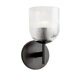 Luxury Metal Frame Glass Shade Wall Lamp
