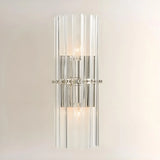 Luxury Crystal Vertical-Striped Wall Sconce