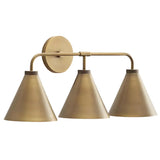 Industrial Style Metal Cone Wall Sconce