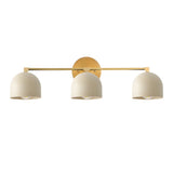 Modern Metal Dome Three-Head Wall Sconce