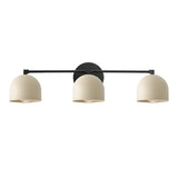 Modern Metal Dome Three-Head Wall Sconce