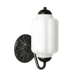 Vintage Glass Lantern-Shaped Eloise Wall Sconce
