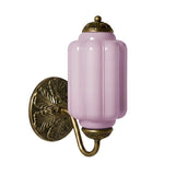 Vintage Glass Lantern-Shaped Eloise Wall Sconce