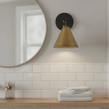 Industrial Style Metal Cone Wall Sconce