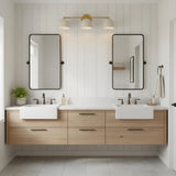 Modern Metal Dome Three-Head Wall Sconce