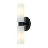 Luxury Ribbed Glass Vertical Tube Wall Lamp