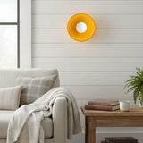 Modern Glass Circular Ceiling Lamp / Wall Lamp