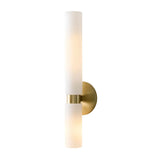 Luxury Ribbed Glass Vertical Tube Wall Lamp