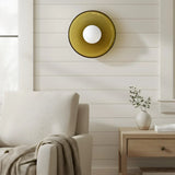 Modern Glass Circular Ceiling Lamp / Wall Lamp